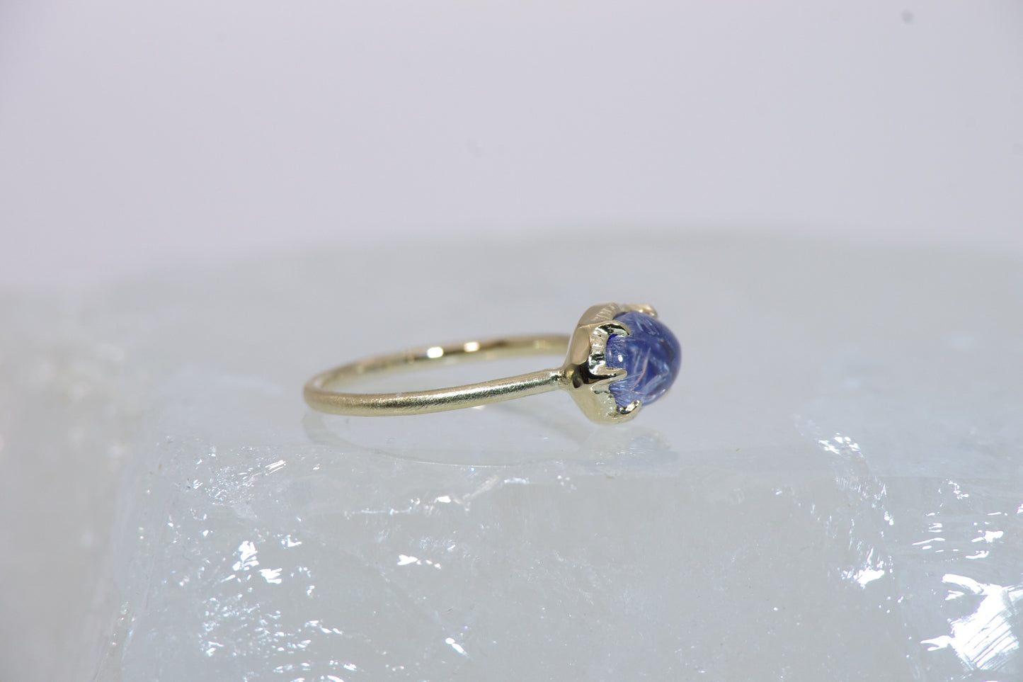 1327指環 /デュモルチェライトインクォーツ