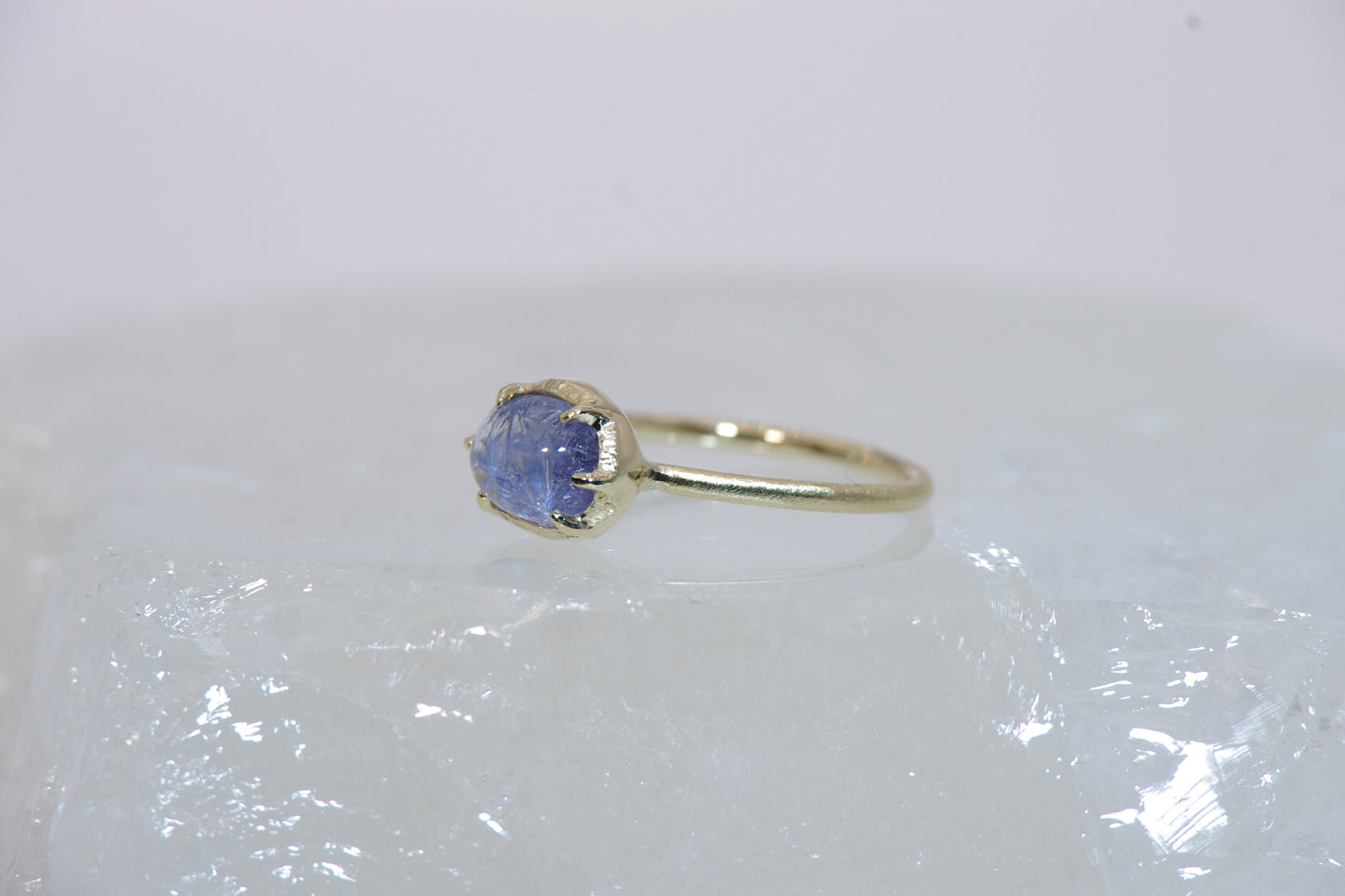 1327指環 /デュモルチェライトインクォーツ