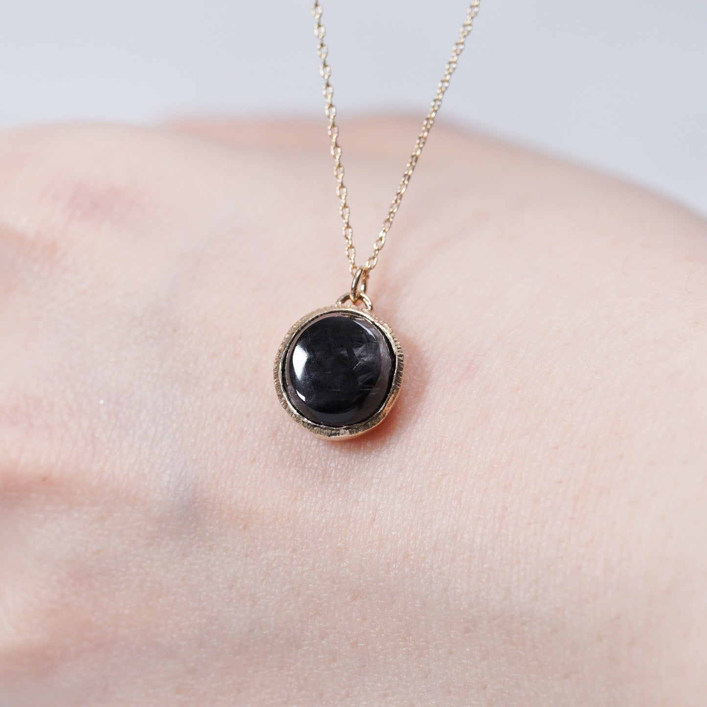 819 Necklace / Brookite in Quartz