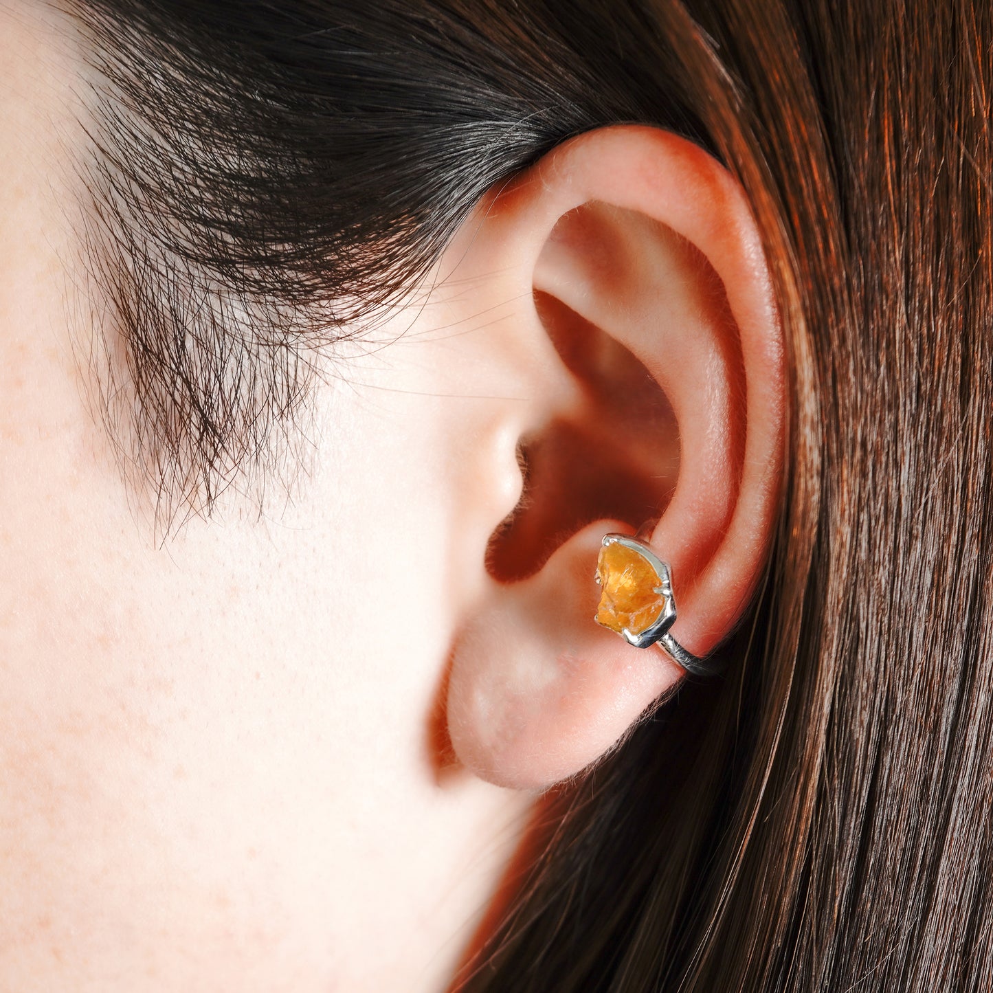 759 イヤカフ / シトリン