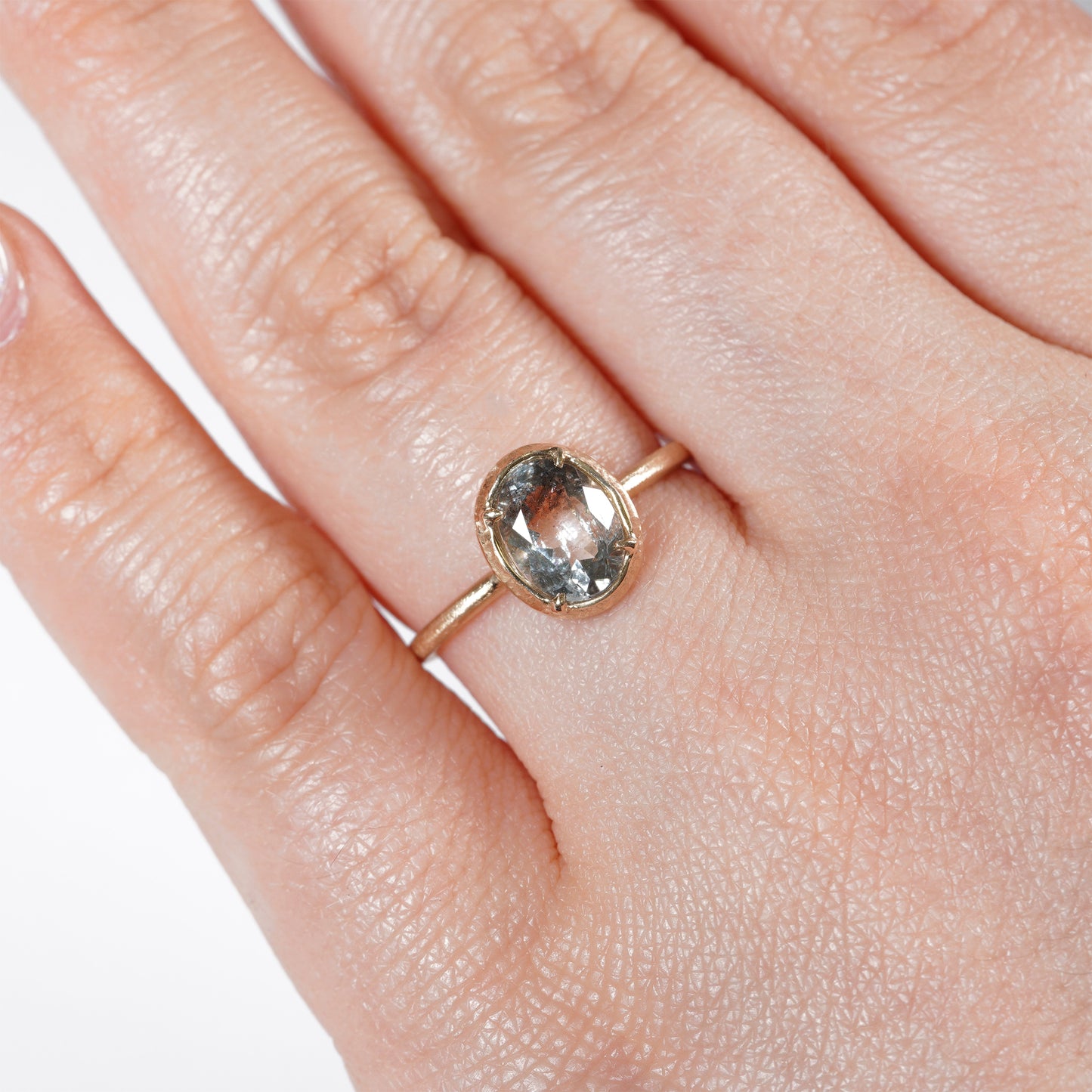 612 指環 / アクアマリンサンストーン