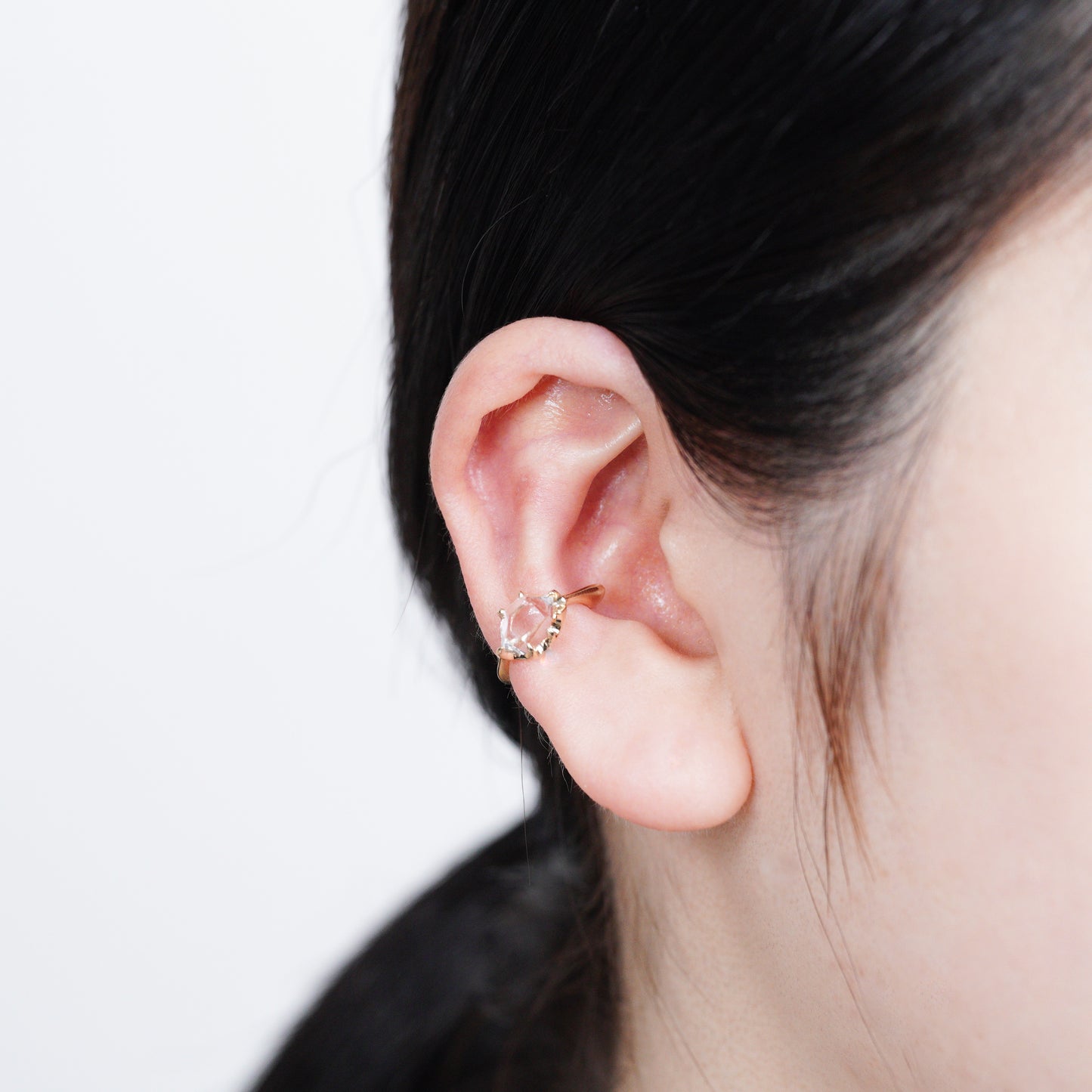 880 イヤカフ / ハーキマークォーツ