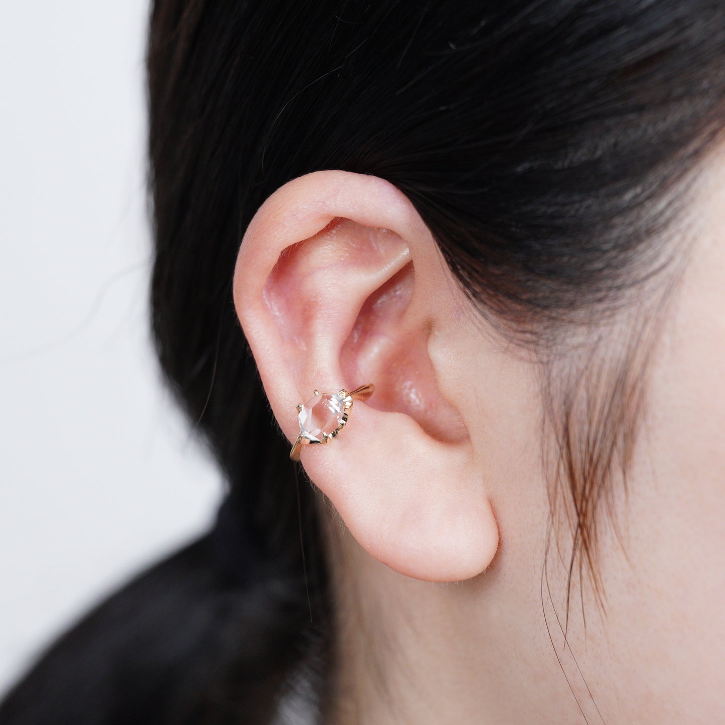 880 イヤカフ / ハーキマークォーツ