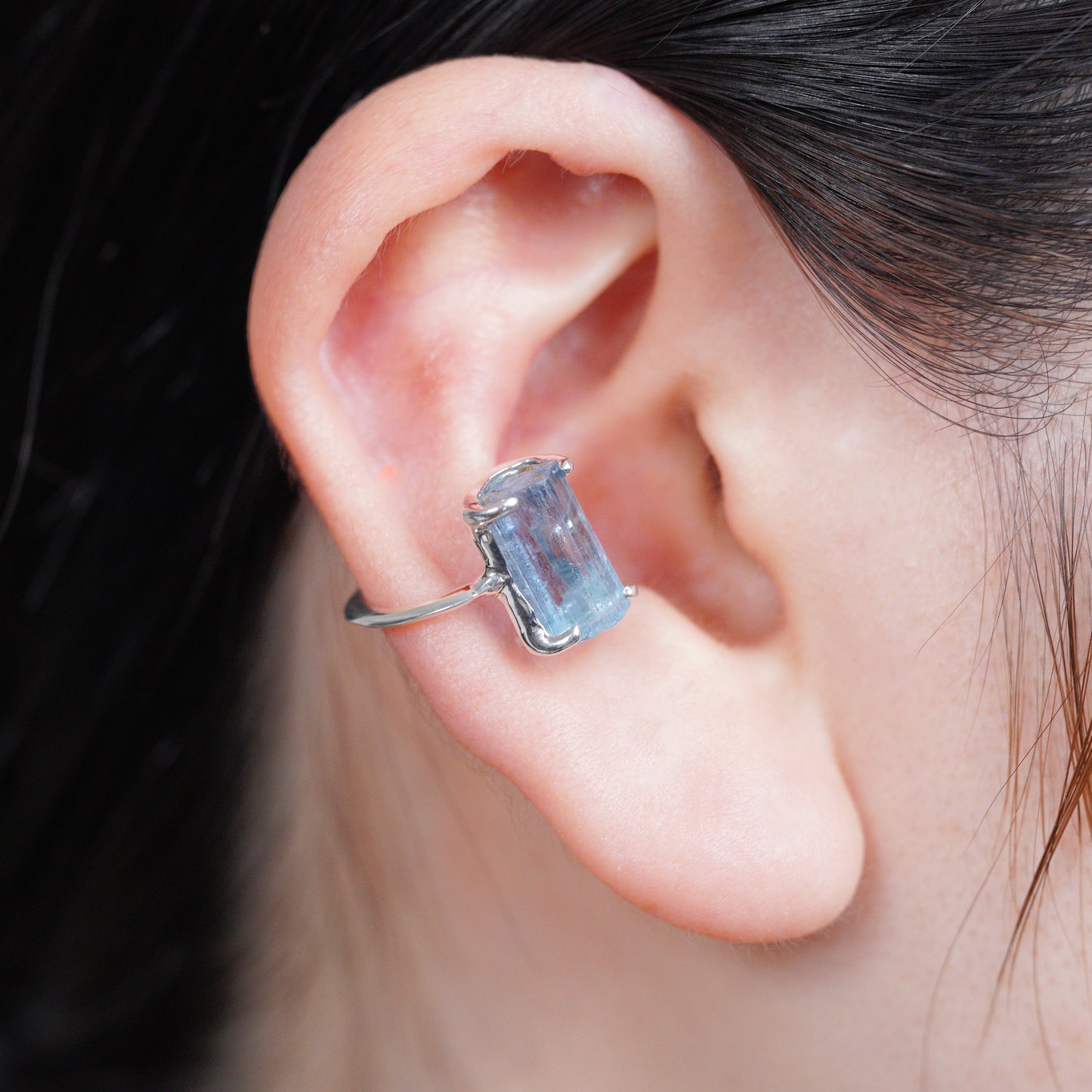 885 イヤカフ / アクアマリン