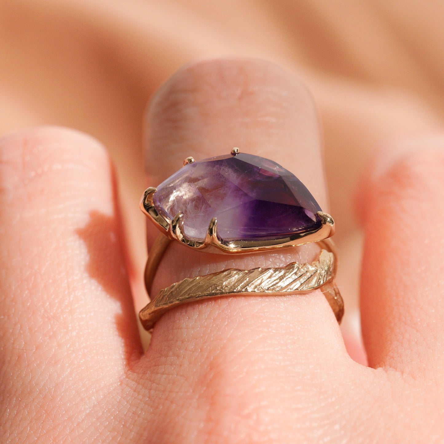 839 指環 / バイカラーアメシスト