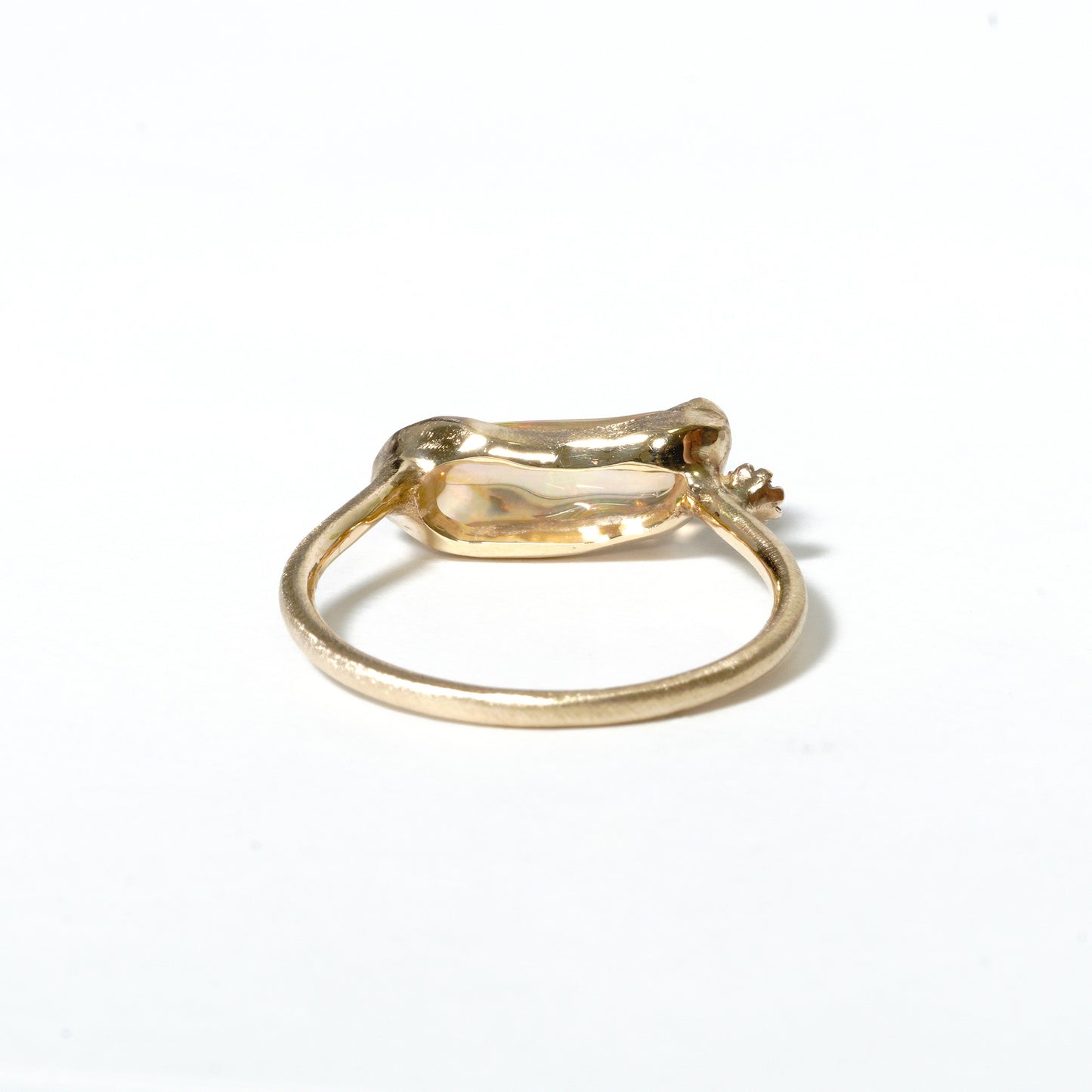 679 指環 / メキシコオパール/ダイアモンド