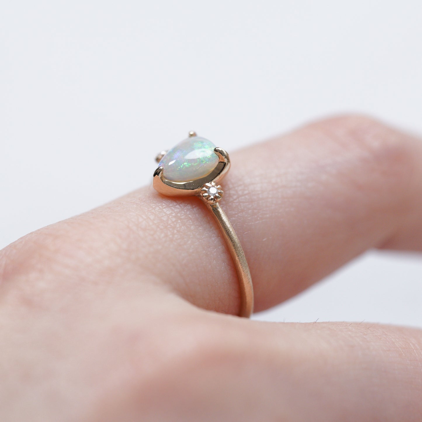 836 指環 / ウッドオパール