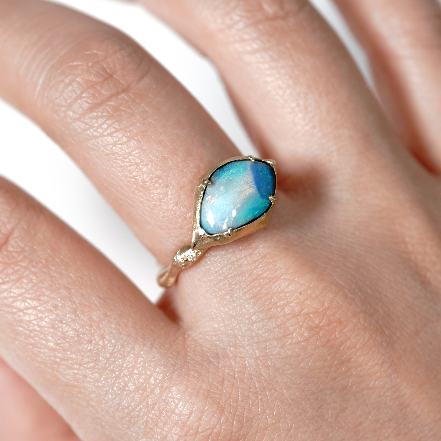 677 指環 / ボルダーオパール