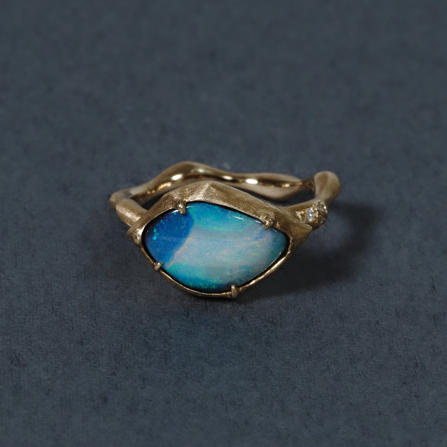 677 指環 / ボルダーオパール