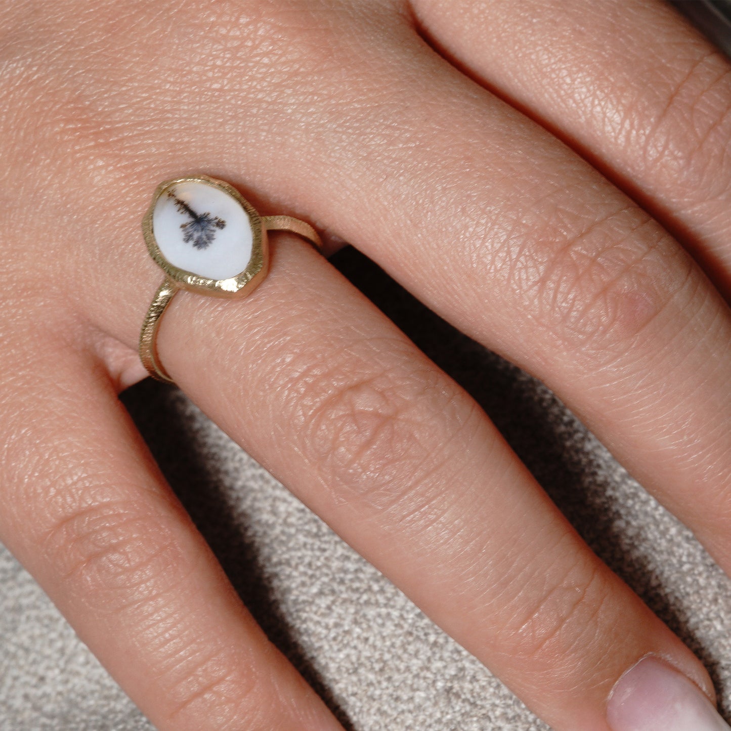 740 指環 / デンドリティックアゲート