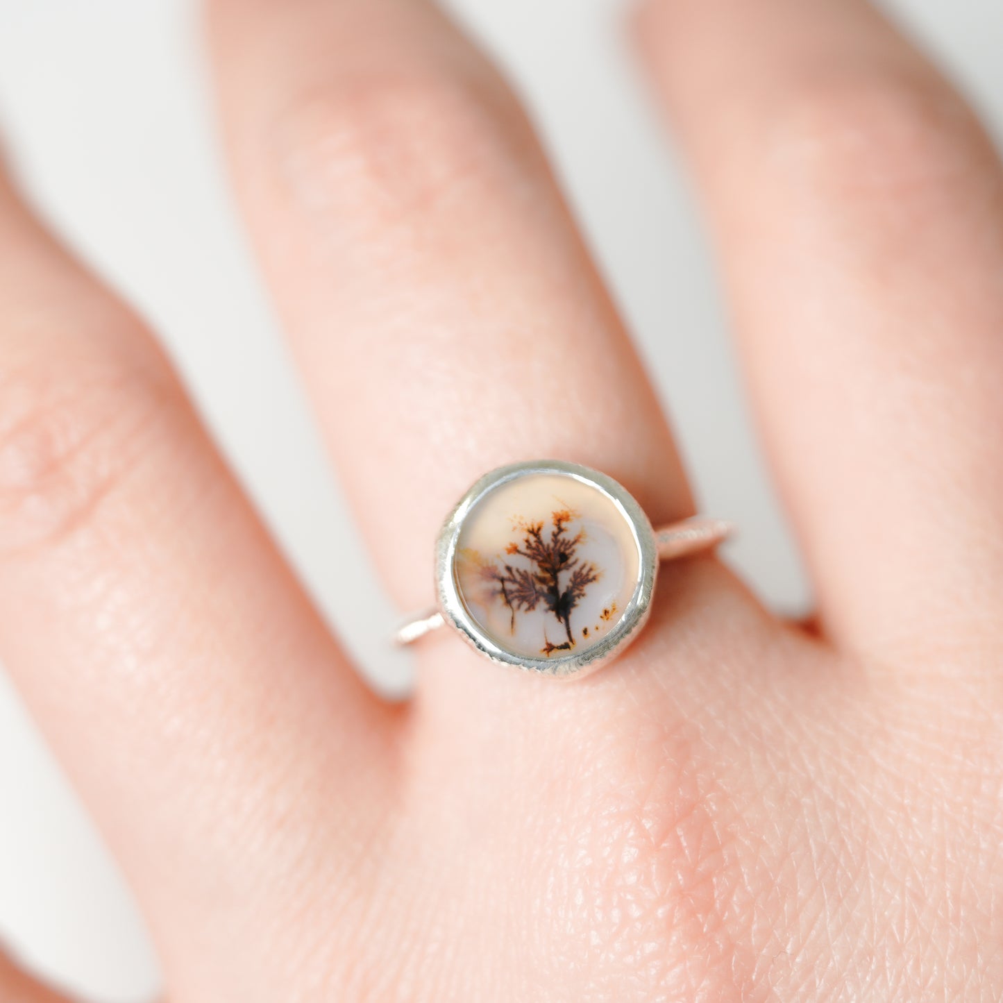 750 指環 / デンドリティックアゲート