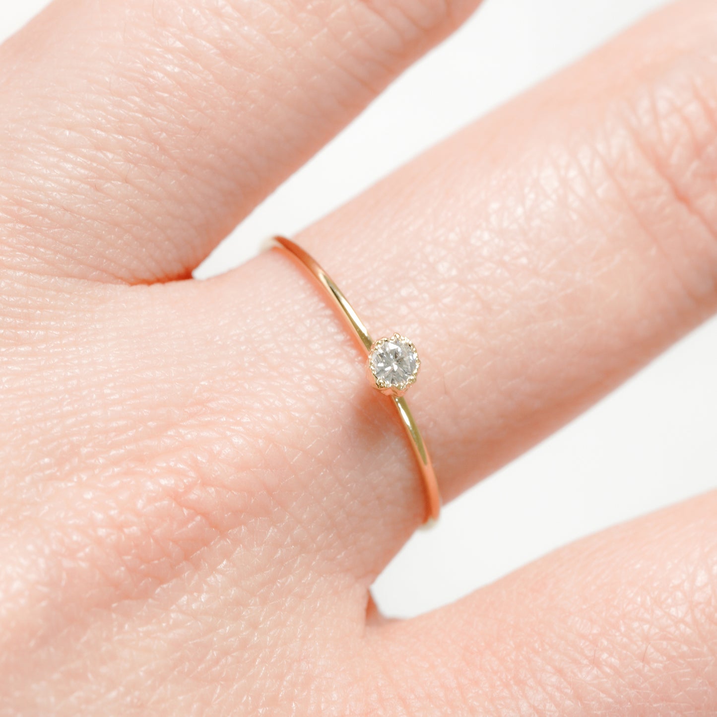 一粒ミモザとダイヤモンド 指環 / ダイヤモンド